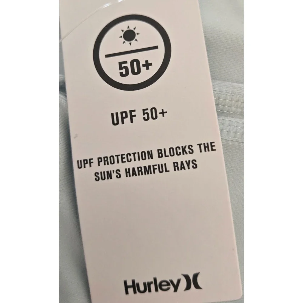 Hurley Icon Hybrid UPF Short Sleeve Tee Men's‎ XL Light Blue NWT